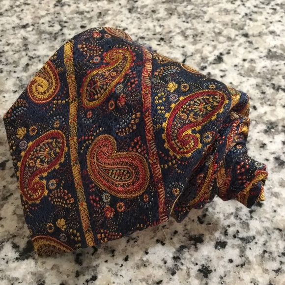 Jay Kos 100% silk handmade neck tie - Picture 2 of 6